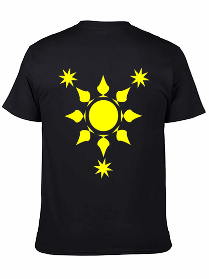 Sunburst Graphic Tee - Black Cotton Comfort Fit