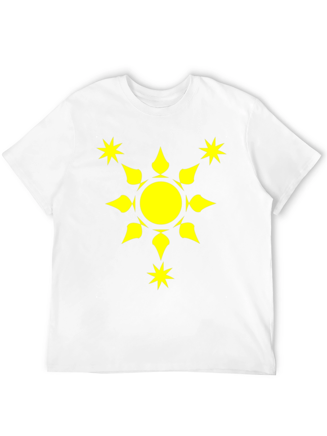 Sunburst Graphic Tee - Black Cotton Comfort Fit