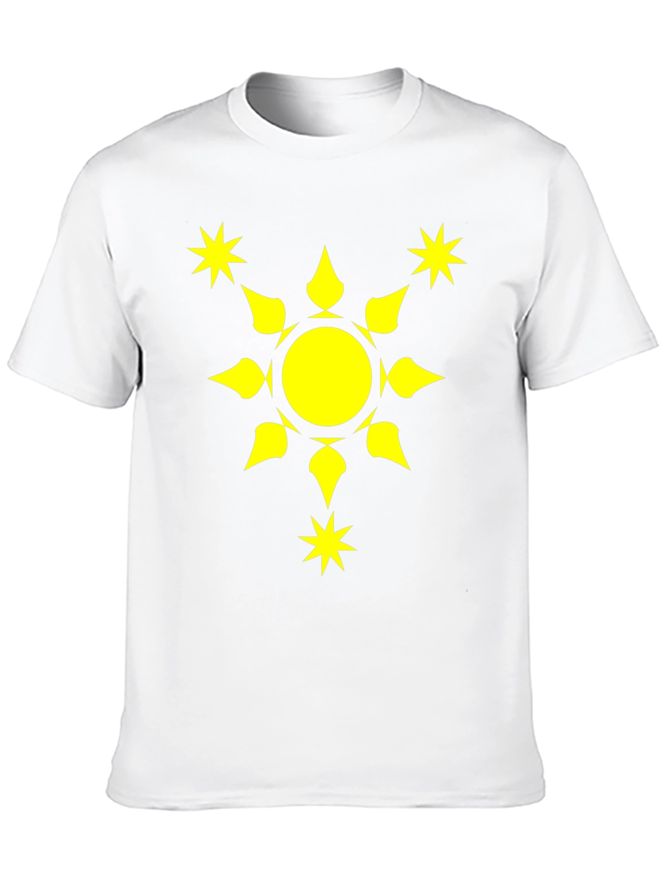 Sunburst Graphic Tee - Black Cotton Comfort Fit