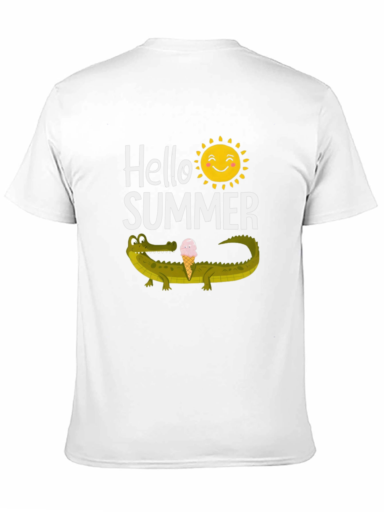 Hello Summer Crocodile Graphic Tee