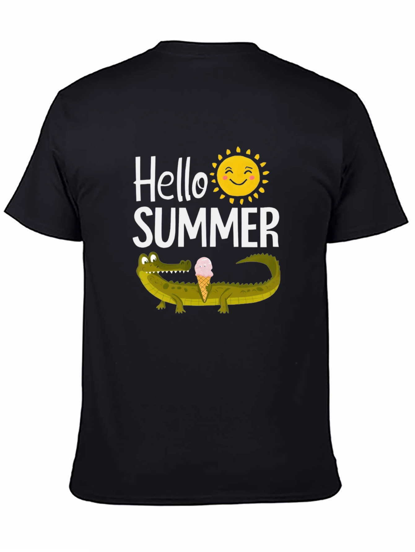 Hello Summer Crocodile Graphic Tee