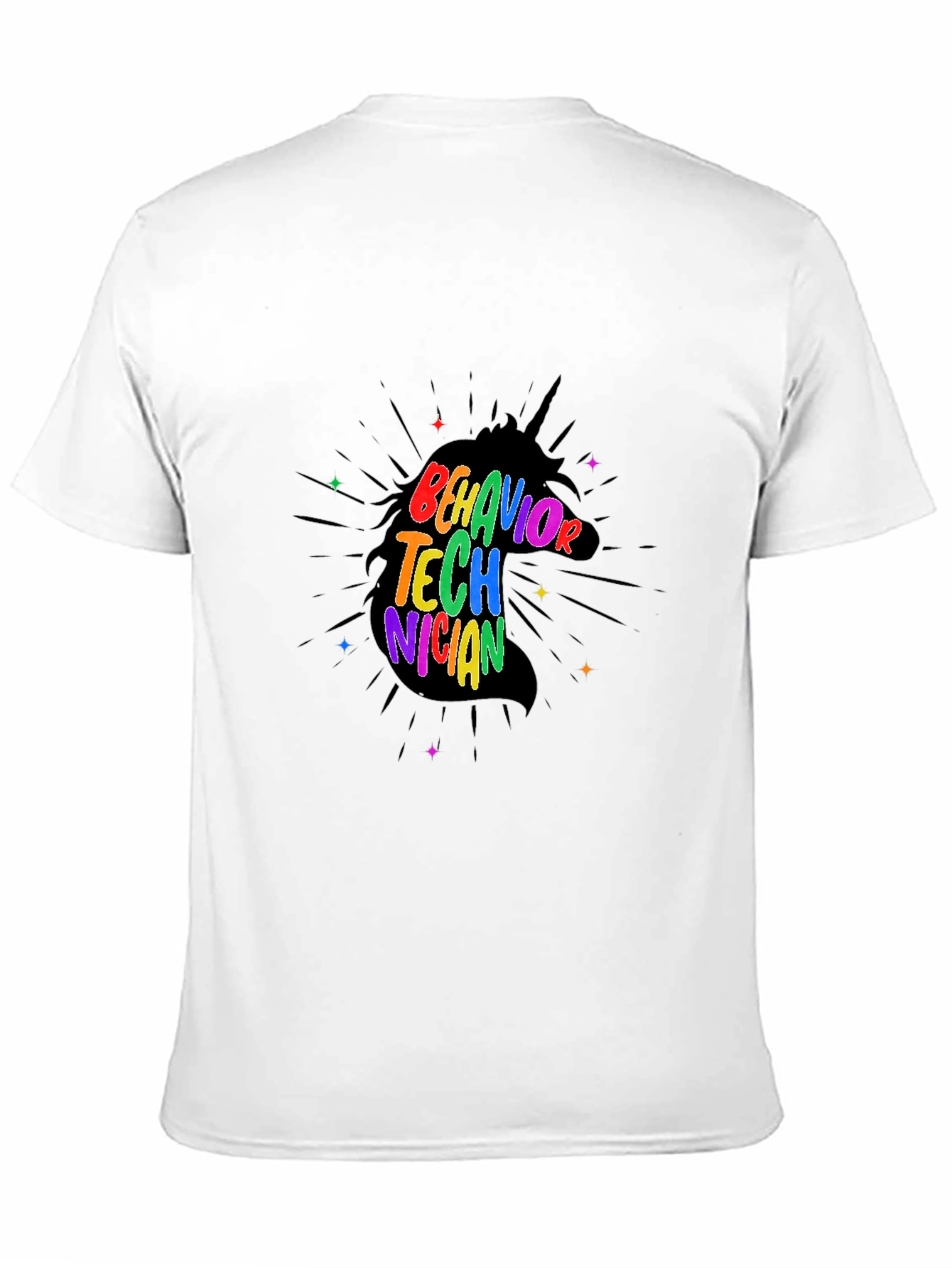 Behavior Technician Rainbow Unicorn T-Shirt