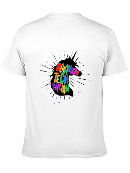 Behavior Technician Rainbow Unicorn T-Shirt