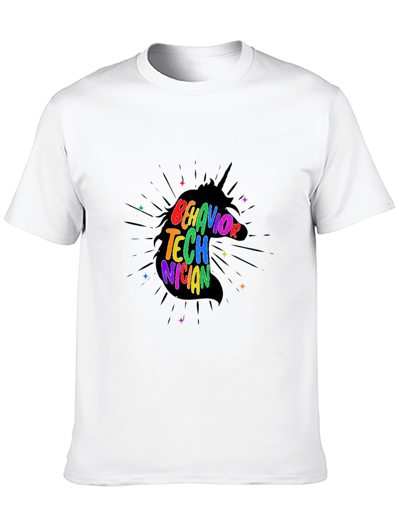 Behavior Technician Rainbow Unicorn T-Shirt