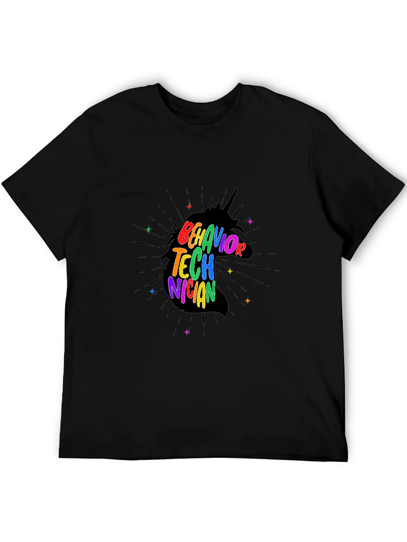 Behavior Technician Rainbow Unicorn T-Shirt