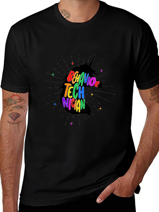 Behavior Technician Rainbow Unicorn T-Shirt