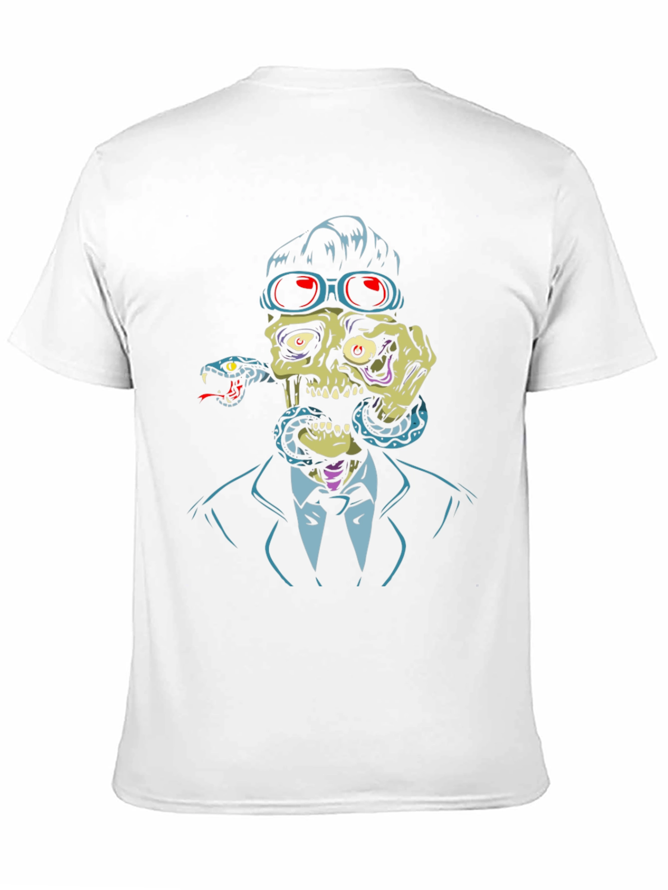Skull & Snake Graphic T-Shirt