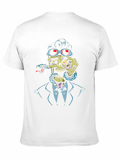 Skull & Snake Graphic T-Shirt