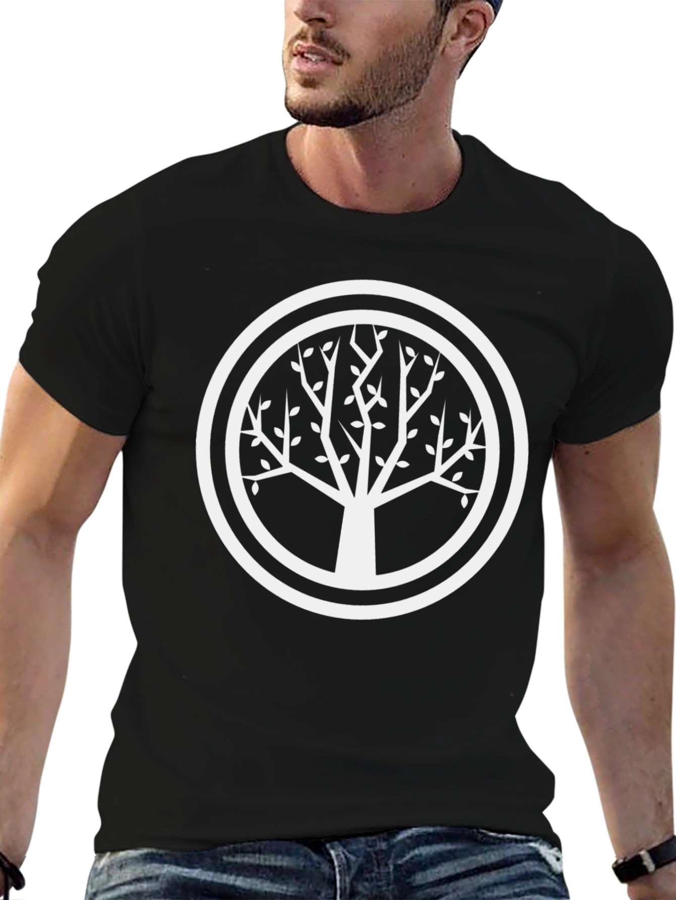 Tree of Life Graphic Black T-Shirt