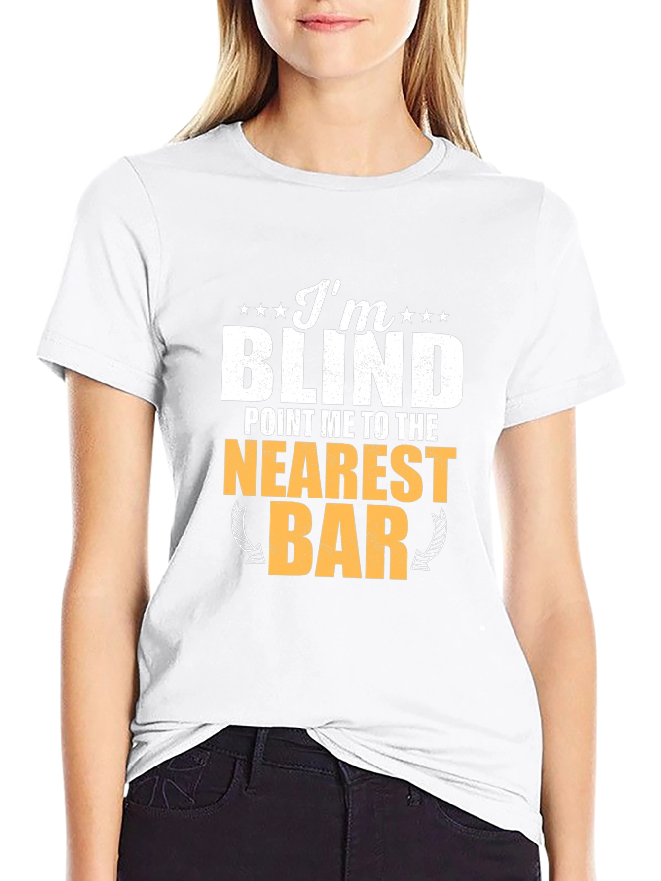 Im Blind T-Shirt Funny Bar Drinking Tee