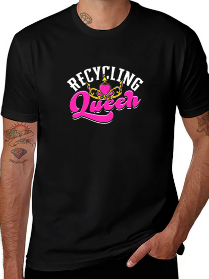 Recycling Queen T-Shirt - Black Tee