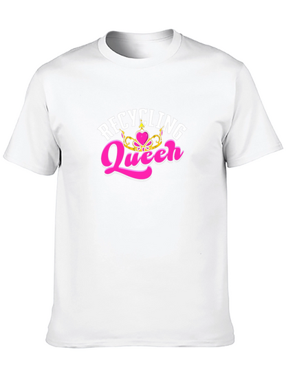 Recycling Queen T-Shirt - Black Tee