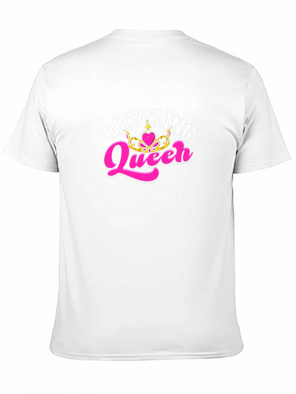 Recycling Queen T-Shirt - Black Tee