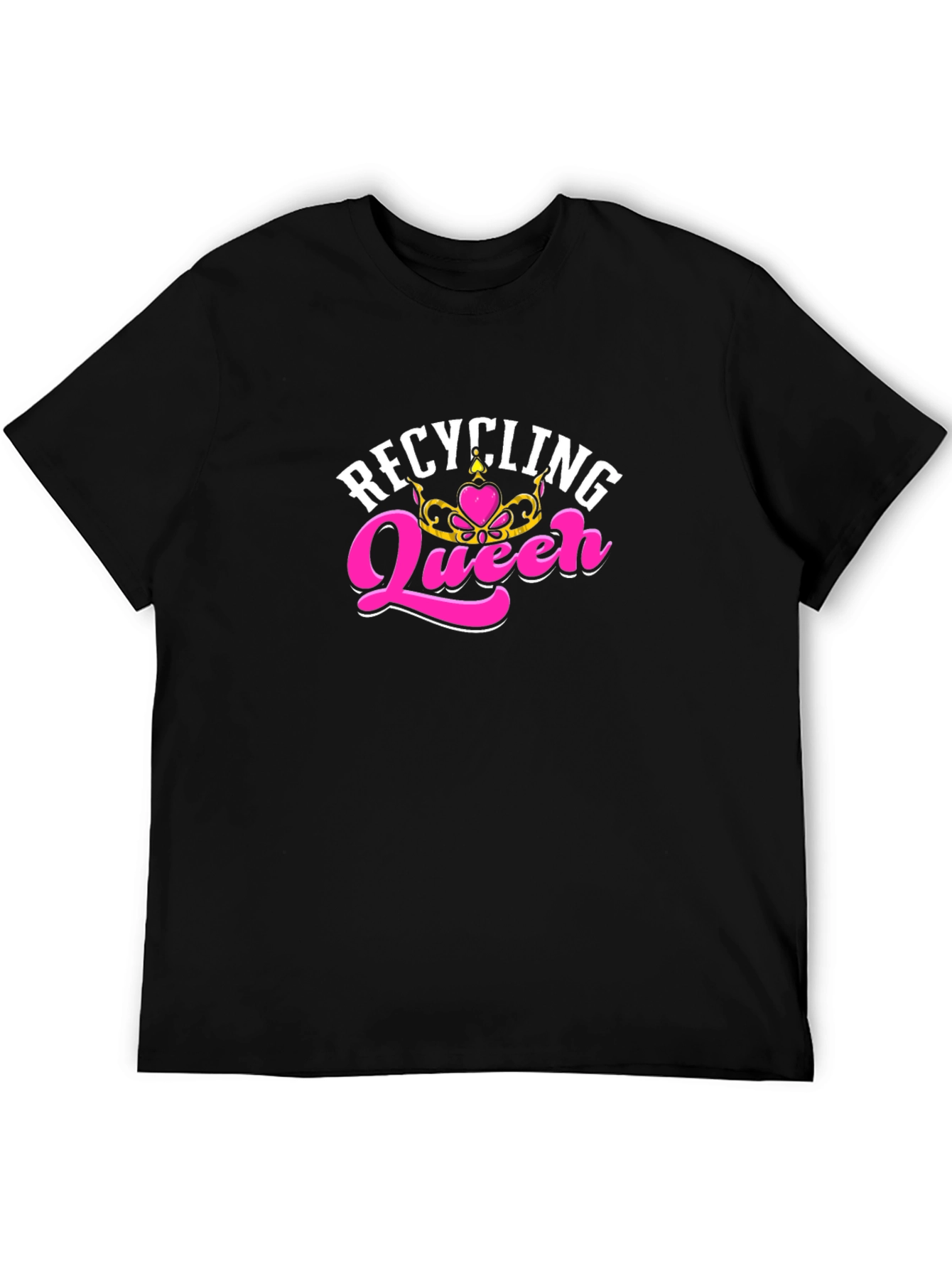 Recycling Queen T-Shirt - Black Tee