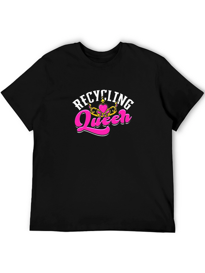 Recycling Queen T-Shirt - Black Tee