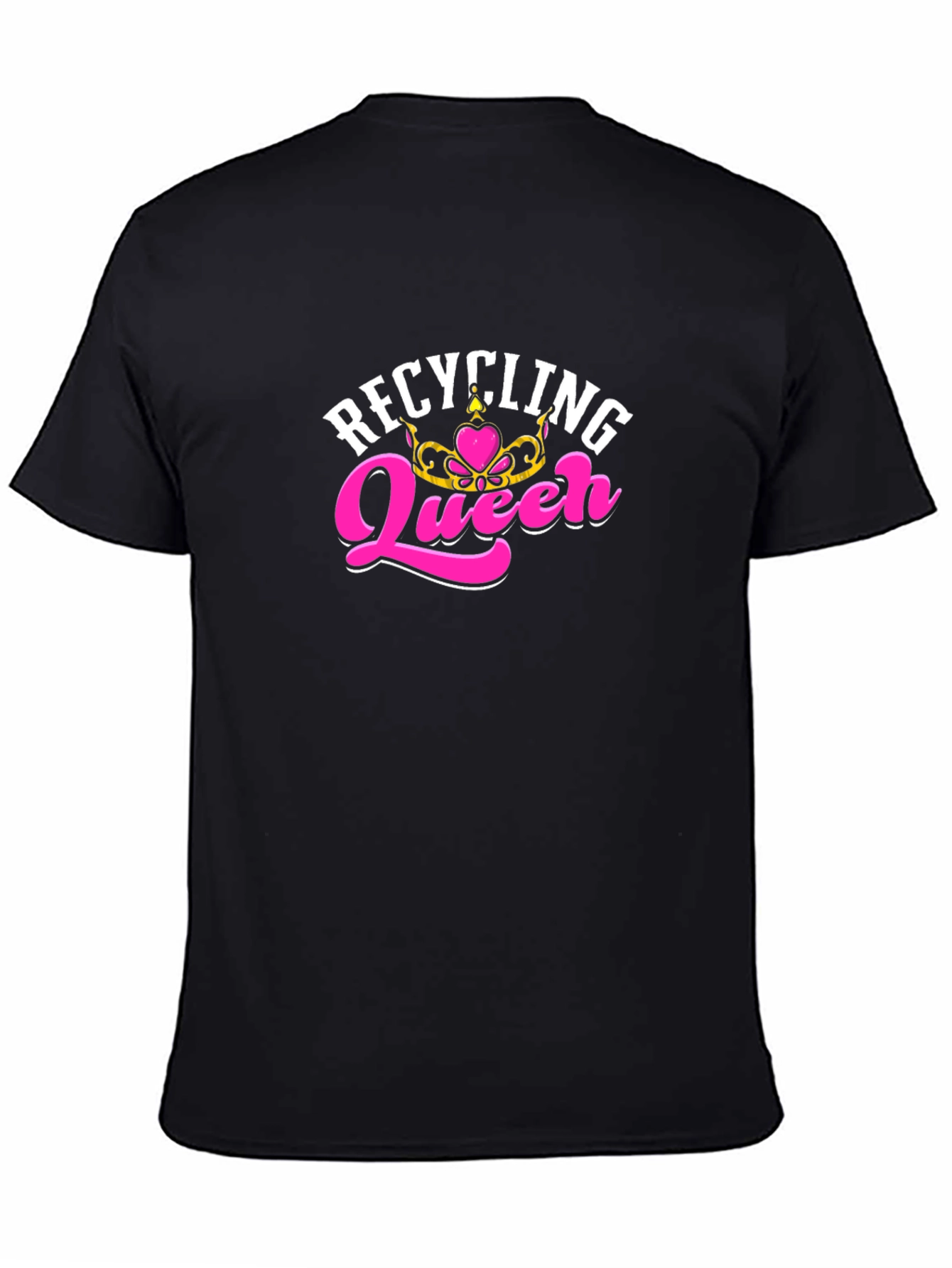 Recycling Queen T-Shirt - Black Tee