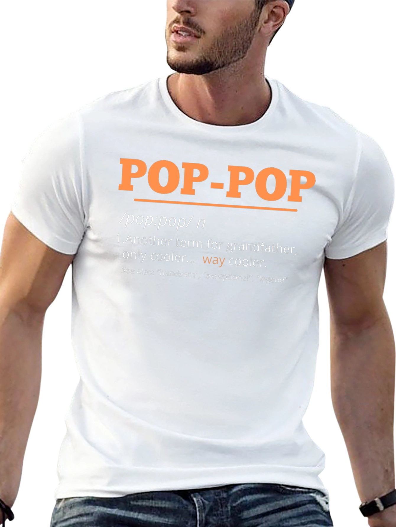 Pop-Pop Definition T-Shirt - Grandfathers Day Gift