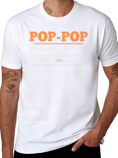 Pop-Pop Definition T-Shirt - Grandfathers Day Gift