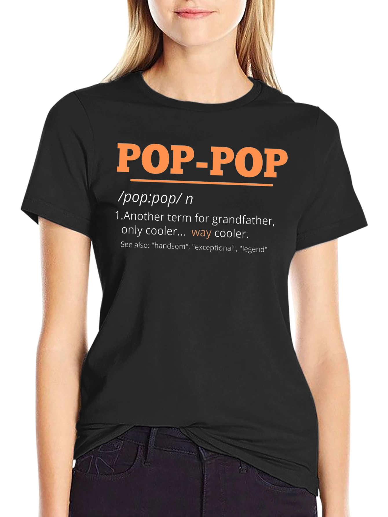Pop-Pop Definition T-Shirt - Grandfathers Day Gift