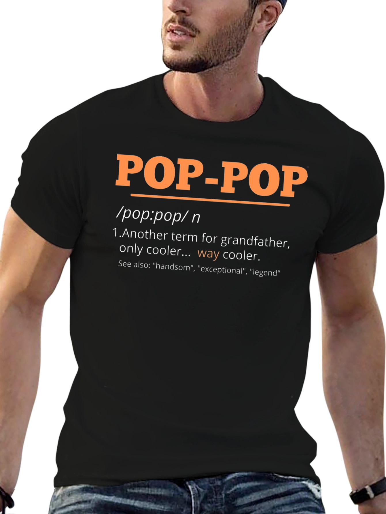Pop-Pop Definition T-Shirt - Grandfathers Day Gift