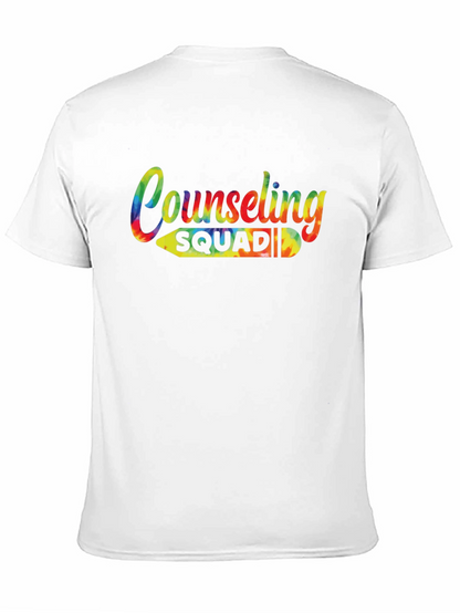 Counseling Squad Tie-Dye Graphic T-Shirt