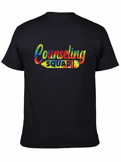 Counseling Squad Tie-Dye Graphic T-Shirt