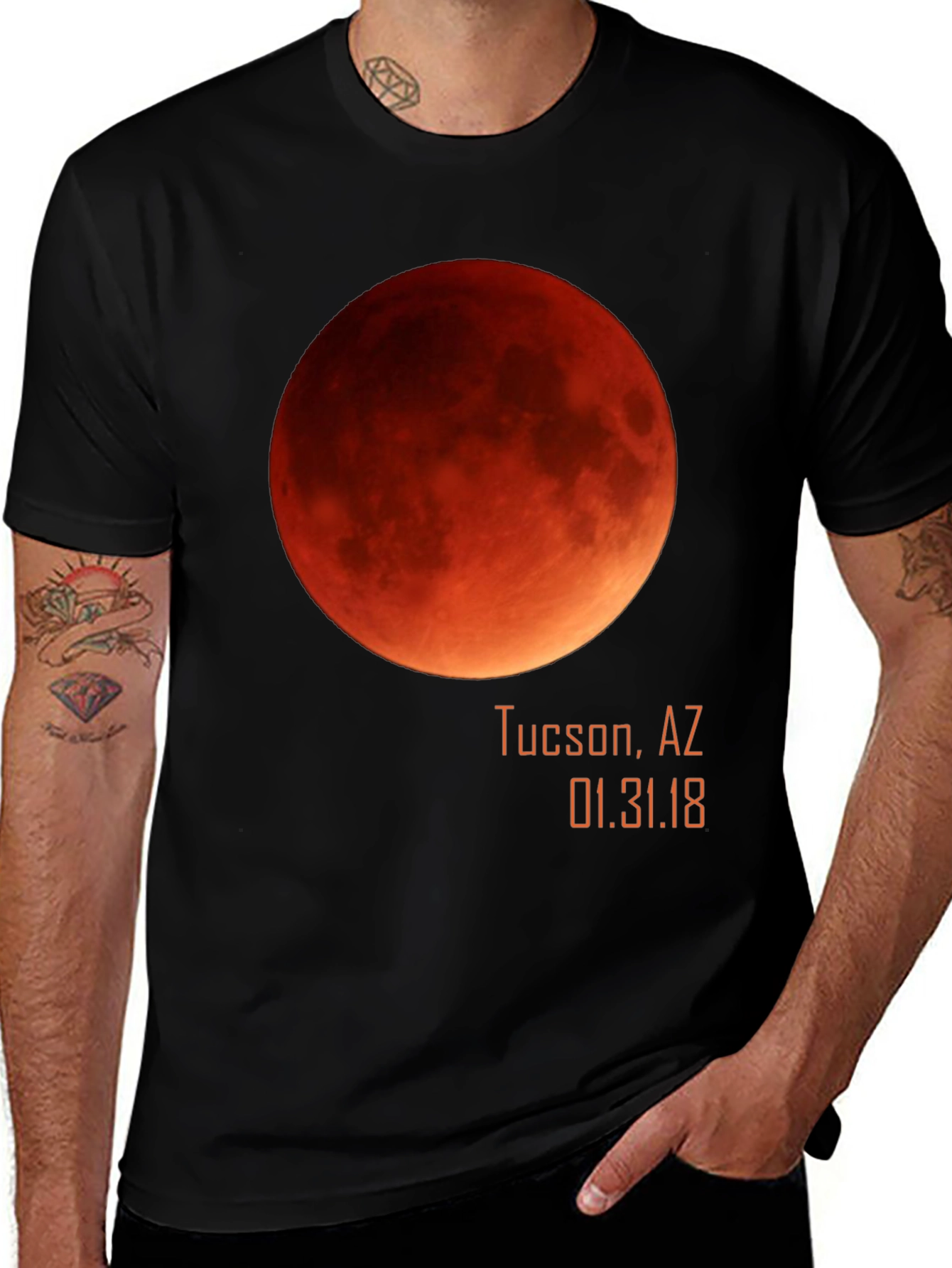 Lunar Eclipse 2018 Graphic Tee