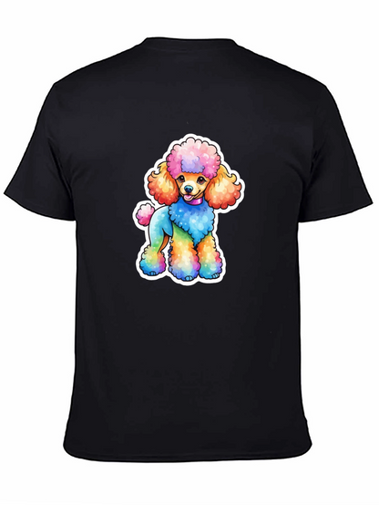Rainbow Poodle Graphic Tee
