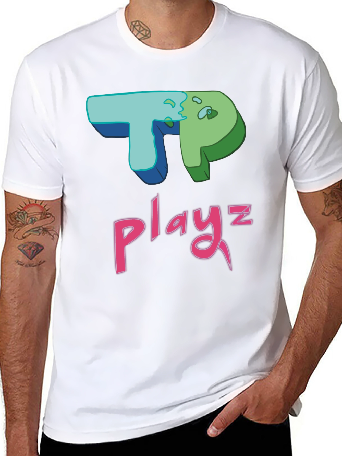 TP Playz T-Shirt - Graphic Tee for Gamers