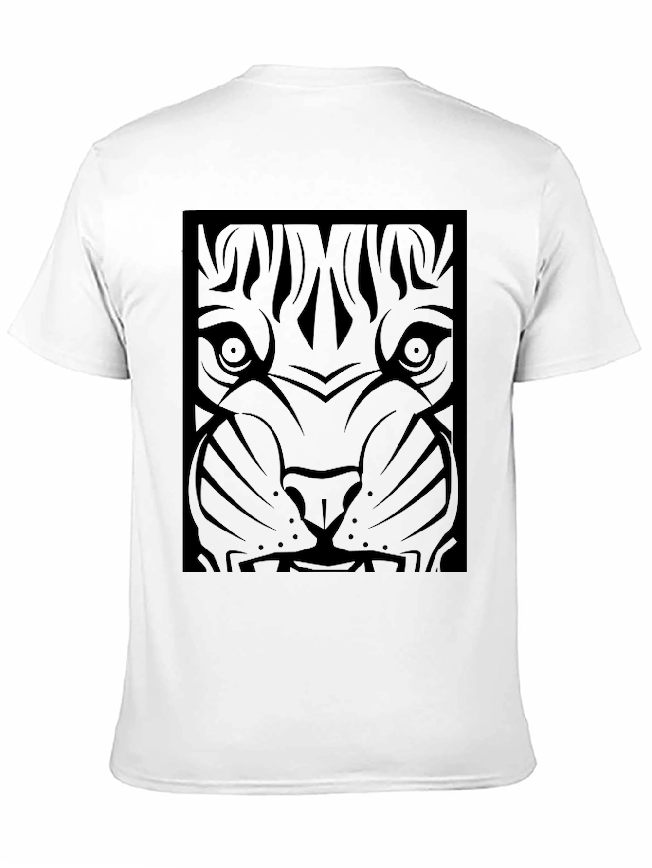 Black Tiger Graphic Tee - Mens Fashion