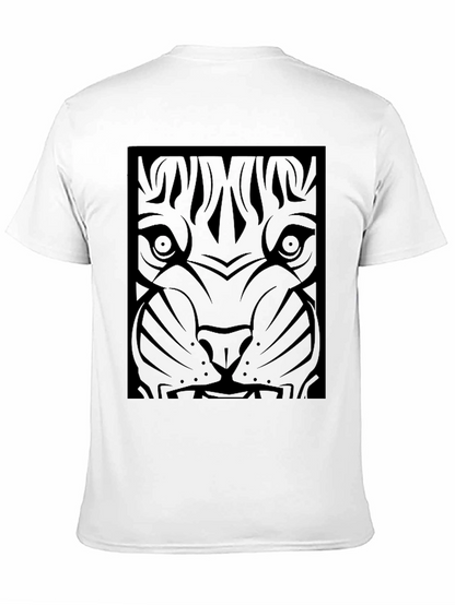 Black Tiger Graphic Tee - Mens Fashion