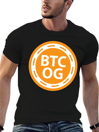 BTC OG Graphic Tee - Black Cotton T-Shirt