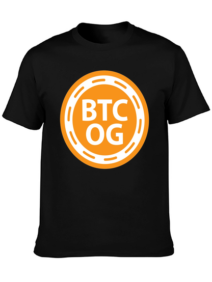 BTC OG Graphic Tee - Black Cotton T-Shirt