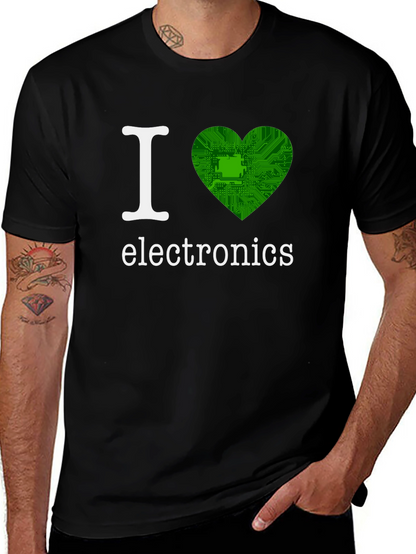 I Heart Electronics T-Shirt - Geeky Style