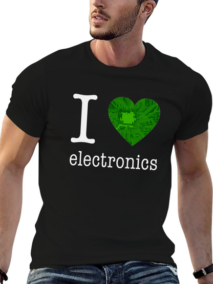 I Heart Electronics T-Shirt - Geeky Style