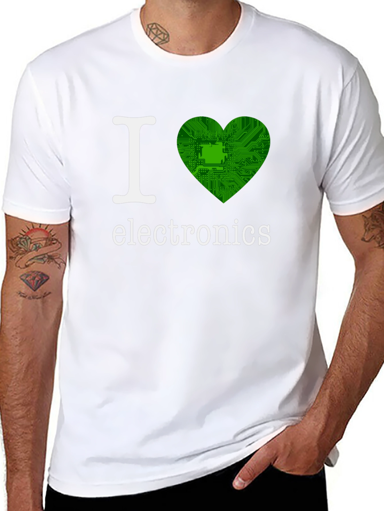 I Heart Electronics T-Shirt - Geeky Style
