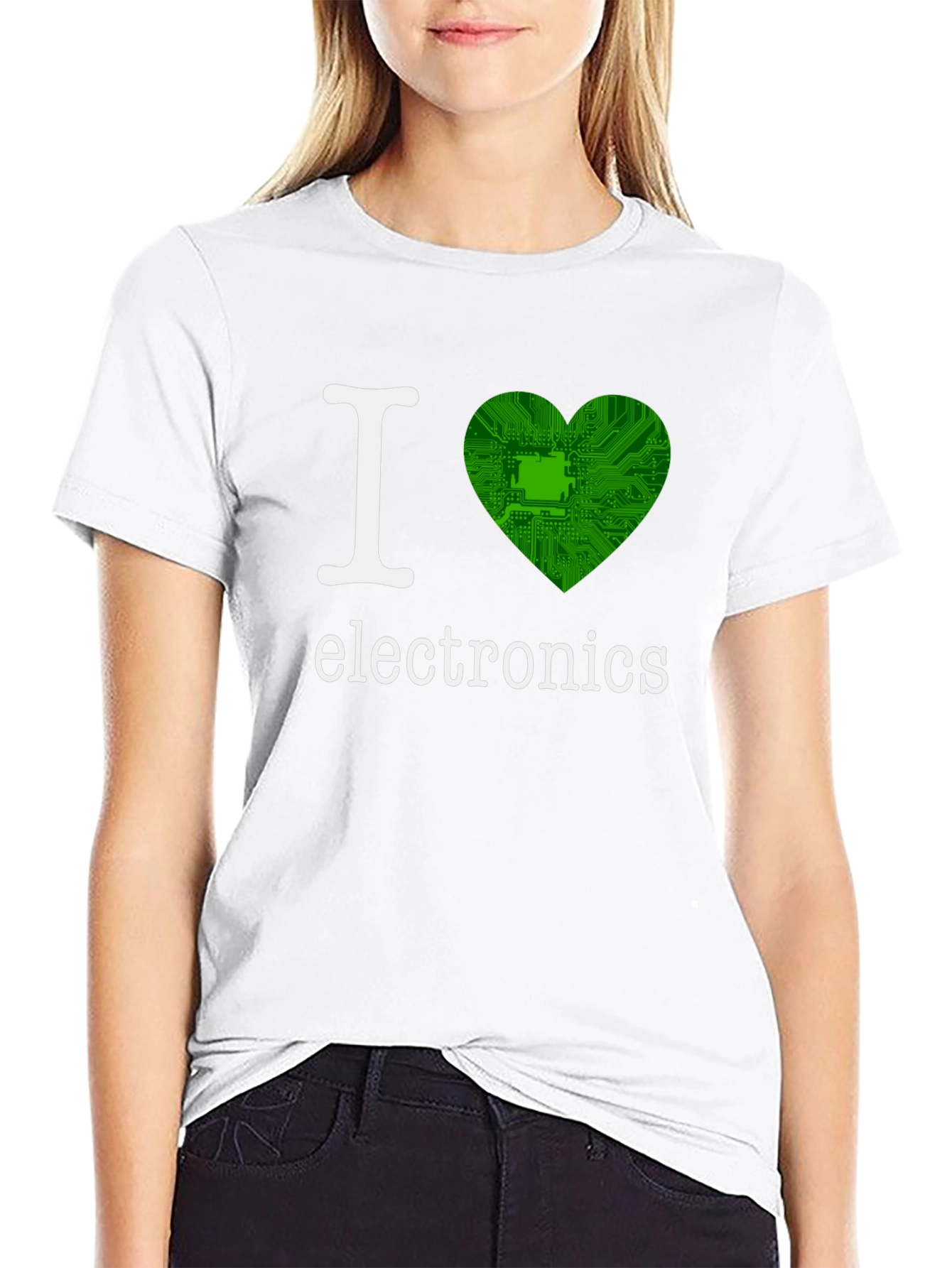 I Heart Electronics T-Shirt - Geeky Style