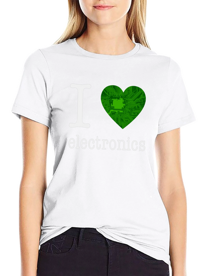 I Heart Electronics T-Shirt - Geeky Style