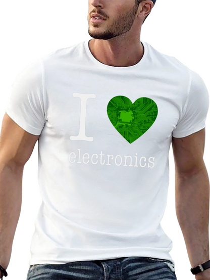 I Heart Electronics T-Shirt - Geeky Style
