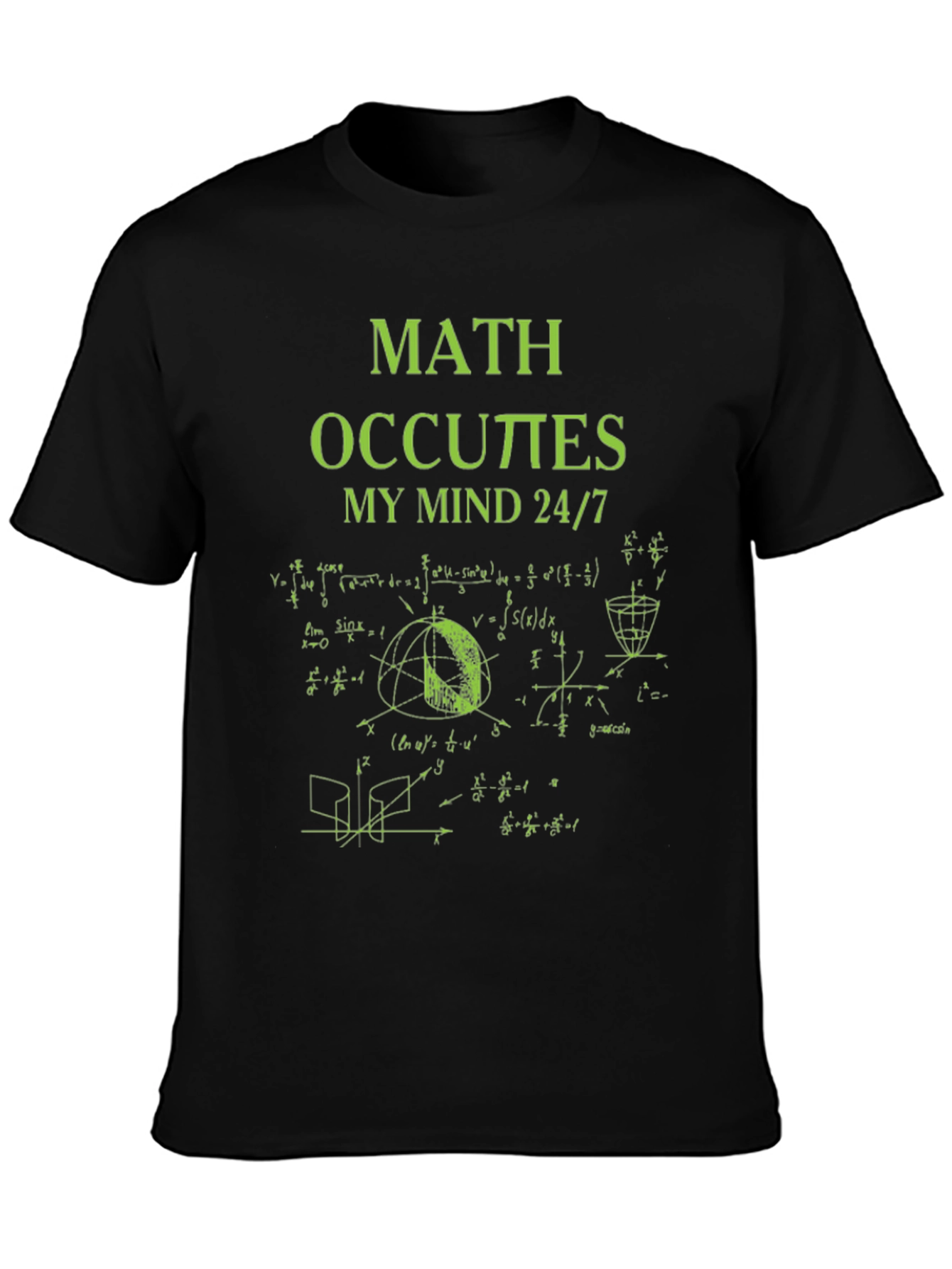 Math Occupies My Mind T-Shirt