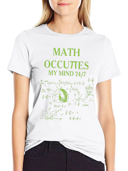 Math Occupies My Mind T-Shirt