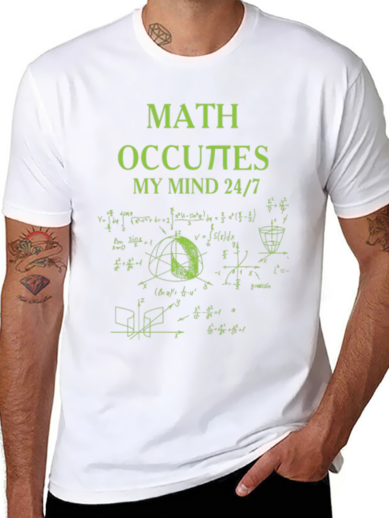 Math Occupies My Mind T-Shirt