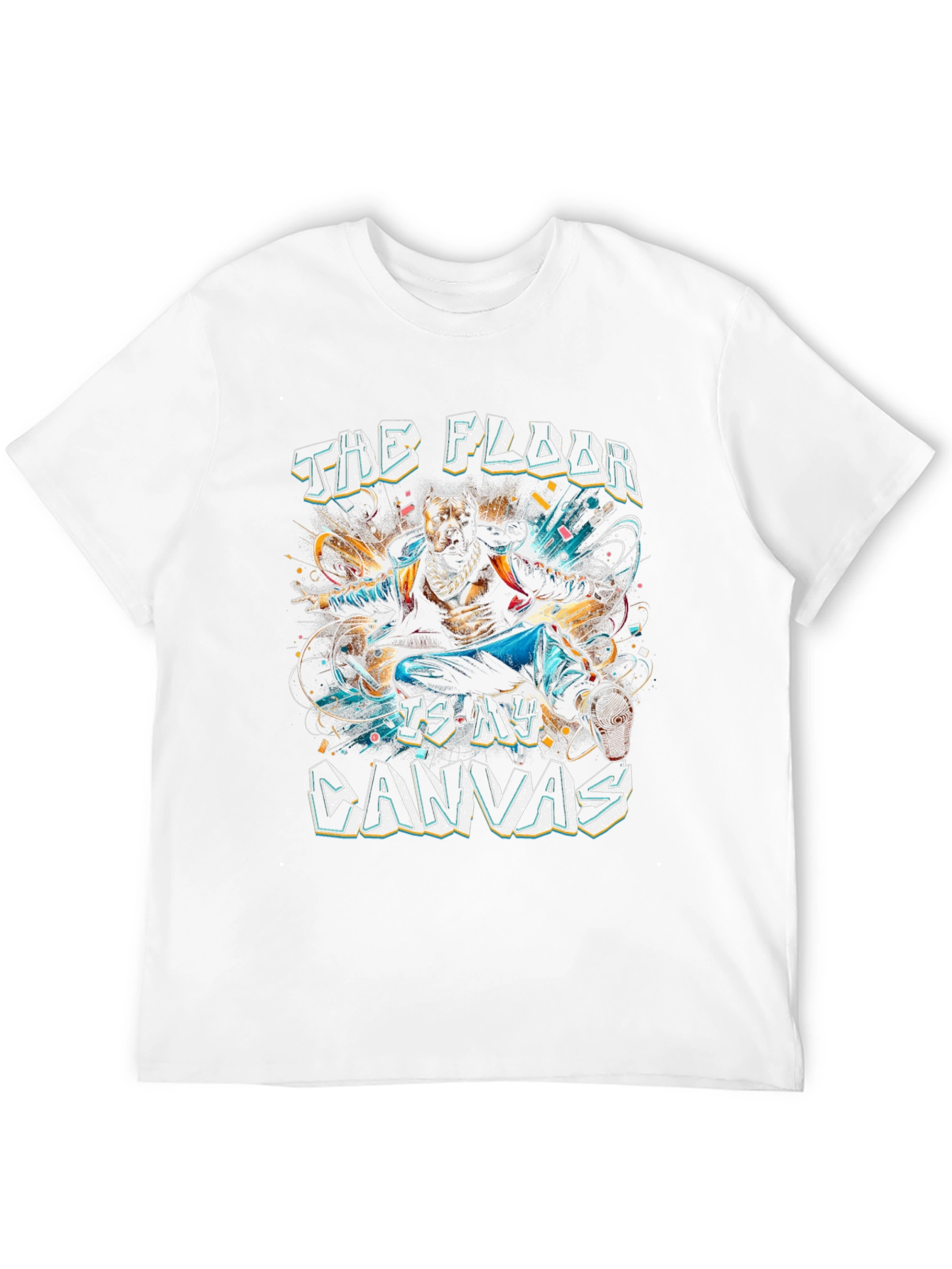 The Floor Is My Canvas Graphic Tee