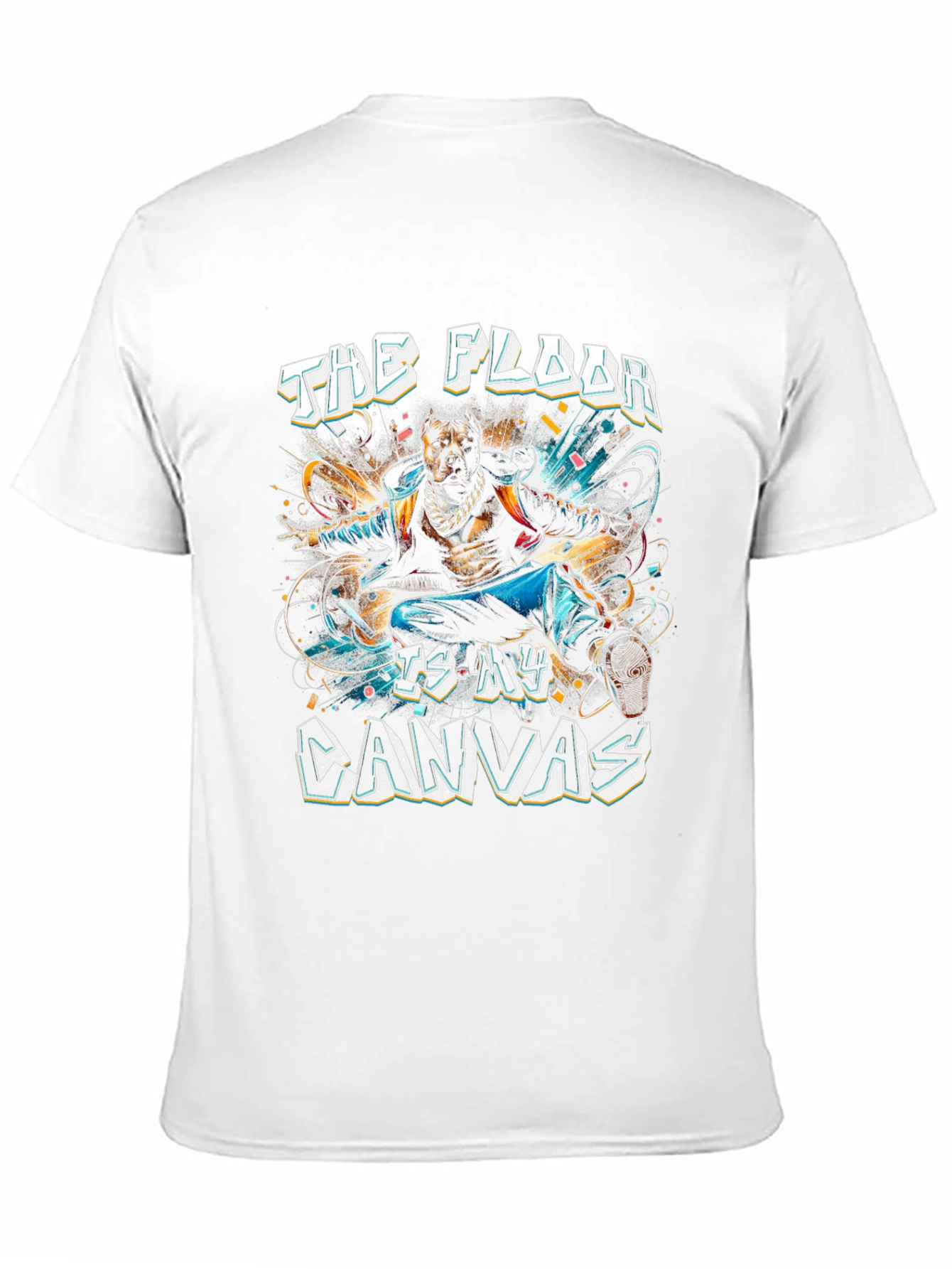 The Floor Is My Canvas Graphic Tee