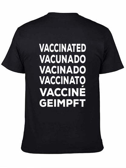 Vaccinated T-Shirt - Multi-Language Design
