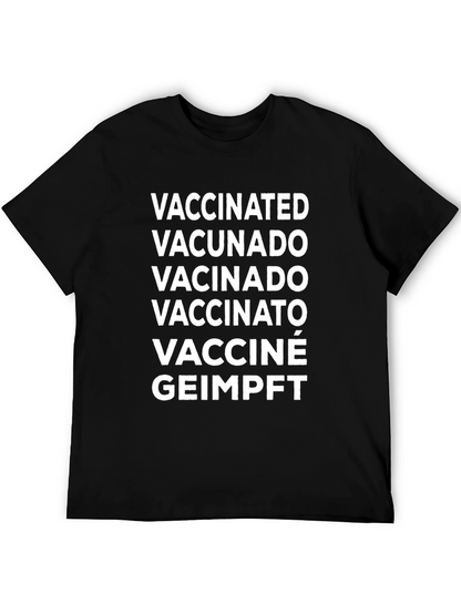 Vaccinated T-Shirt - Multi-Language Design