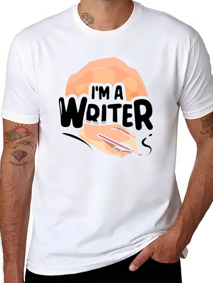 Im A Writer T-Shirt - Black Graphic Tee