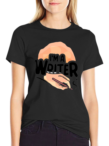 Im A Writer T-Shirt - Black Graphic Tee
