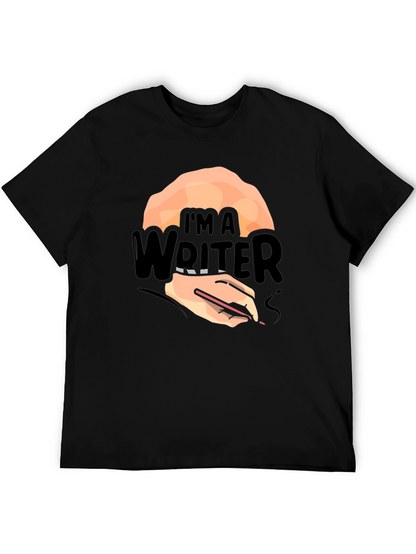 Im A Writer T-Shirt - Black Graphic Tee