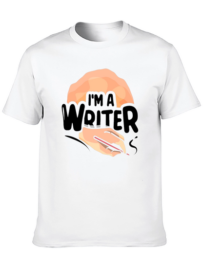 Im A Writer T-Shirt - Black Graphic Tee